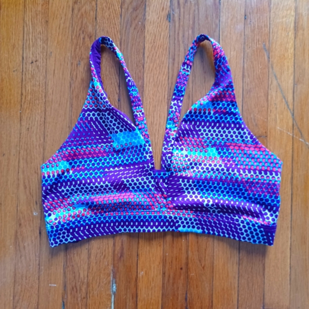 Victoria's Secret Sport Colorful Geometric Pattern Sports Bra